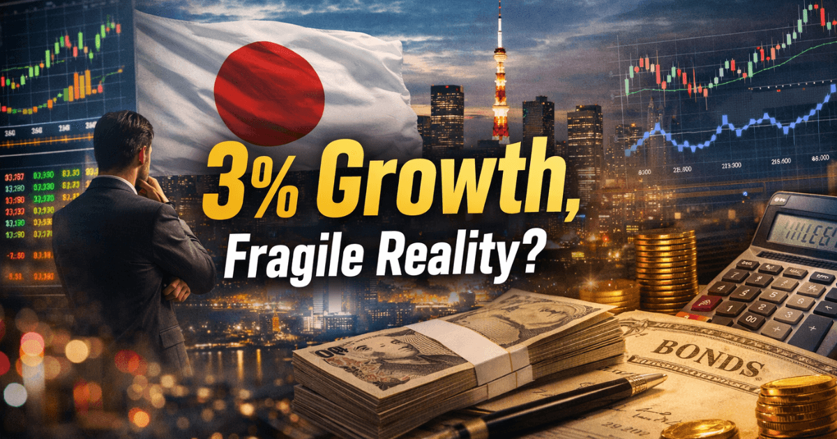 Global growth near 3 percent as IMF data highlights fragile market resilience, Japan bond yields, and investor risk signals