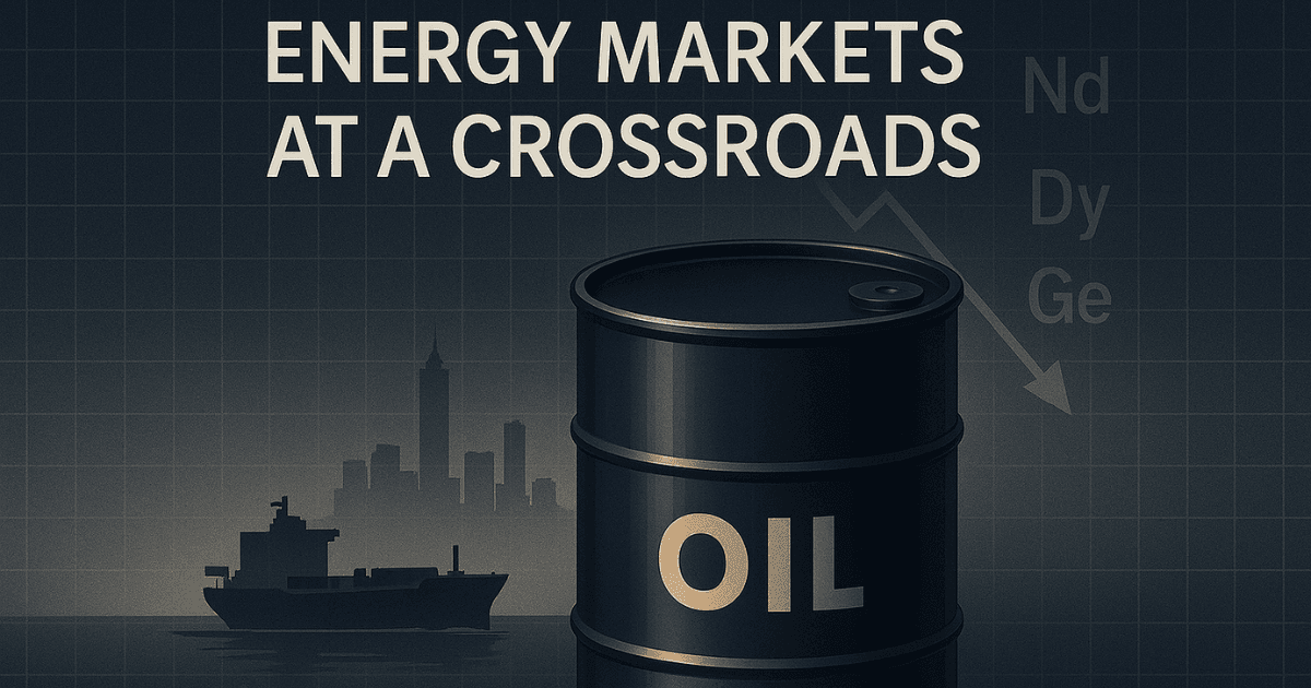 Energy markets at a crossroads with oil drawdowns, Dangote exports, and rare earth bottlenecks