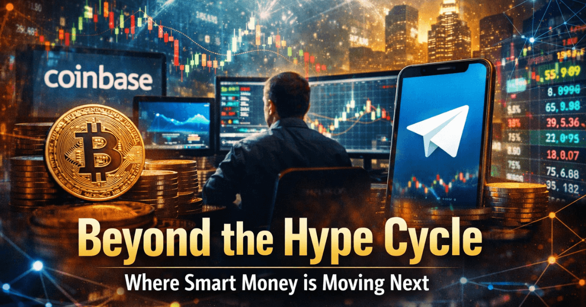 Crypto market structure shifts as smart money moves beyond Bitcoin price hype into Coinbase strategy and tokenized finance